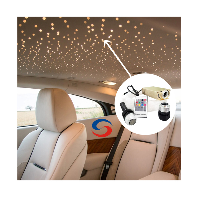 DIY Car Starlight Twinkle Fiber Optic Star Ceiling Panels for All Vehicles