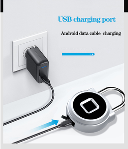 Candados Inteligentes de Aleación de Zinc de Alta Seguridad, Resistentes a la Intemperie, con Huella Dactilar, Económicos, al por Mayor, Sin Llave, Resistentes al Agua IP66 <span class=keywords><strong>para</strong></span> Casilleros Escolares - Product Image 2