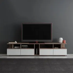 בית furnitures שימוש כללי טלוויזיה לעמוד בסגנון מודרני ליבנה עץ טלוויזיה יחידת טלוויזיה