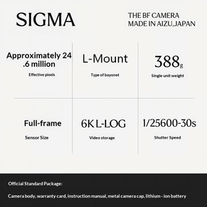 Cámara sin Espejo Sigma con Montura L, 24MP, Full Frame, <span class=keywords><strong>HD</strong></span> Profesional, con Detección Facial, Video 6K para Fotografía Urbana - Product Image 6