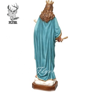 Estatuas de Resina de la Virgen María, Talladas a Mano en Fibra de Vidrio, Figuras de Nuestra Señora de Tamaño Real, Esculturas - Product Image 6