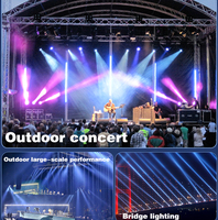 420w faisceau têtes mobiles IP65 Otudoor ciel faisceau lumières Dmx Movinghead 420w étanche têtes mobiles faisceau lumières de scène pour Concert DJ
