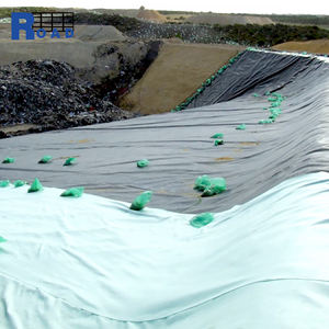 防水1mm <span class=keywords><strong>1.5mm</strong></span> 2mm <span class=keywords><strong>HDPE</strong></span>膜シート抗UVプラスチックジオメンブレーン池ライナー工業デザインスタイル - Product Image 3