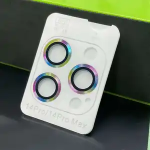 CD kamera flaşı işıkları HD ekran koruyucu iphone 14 için kamera lens filmi renkli iphone kamera için iphone 13 pro max