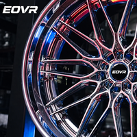 Jantes forgées EVOR 17 19 20 21 22 pouces, jantes OEM chromées concaves, jantes profondes pour voitures de sport AUDI, Tesla, BMW, Urus