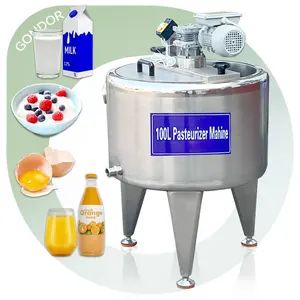 Professional Coil Juice Sterilization Tank Egg Whites Juice Wine Camel Milk Pasteurizer Htst for Sale