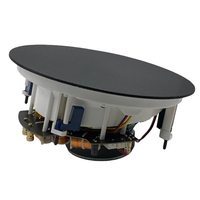 Haut-parleur de plafond CS284 incliné 6,5 pouces 120W passif 8 ohms noir avec subwoofer HiFi sans cadre pour faux plafond