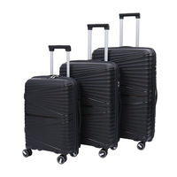 Ensemble de bagages de voyage de 28 pouces avec 4 roues pivotantes et serrure TSA Coque rigide en PP Autres bagages inclus