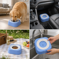 Bol à eau pour animaux domestiques PP flottant, étanche, anti-éclaboussures, grande capacité, pour chats et chiens