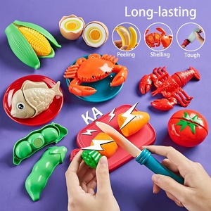63 Uds. <span class=keywords><strong>Para</strong></span> niños, juego <span class=keywords><strong>de</strong></span> simulación, juguete <span class=keywords><strong>para</strong></span> cortar comida, cocina divertida, corte <span class=keywords><strong>de</strong></span> comida, <span class=keywords><strong>Pizza</strong></span>, frutas, verduras, accesorios, juego con bolsa <span class=keywords><strong>de</strong></span> almacenamiento - Product Image 3