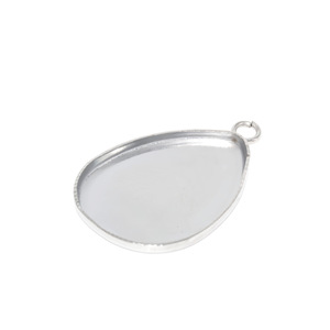 Base de pendentif rectangulaire en acier inoxydable pour la fabrication de colliers, accessoire de bijouterie DIY - Product Image 2