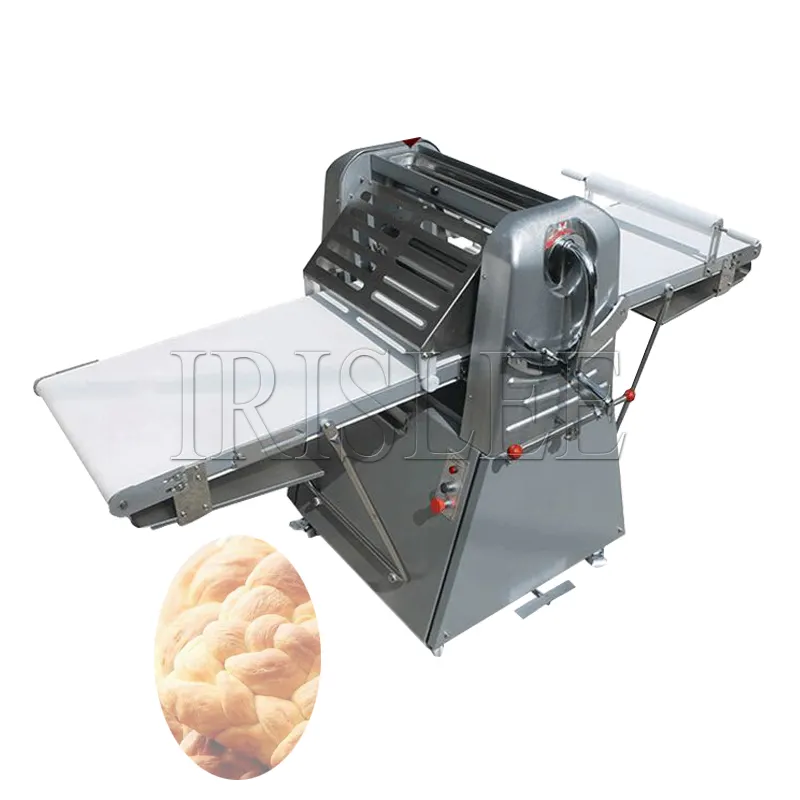 Kommerzielle Tischplatte Brotteig Gebäck Crisper Maschine Vertikale Pizza Pie Teig Blatt Brot Roller Verkürzung maschine