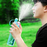 Gourde de sport personnalisable avec logo, anti-fuite, 600 ml, en plastique, pour activités de plein air, fitness et voyage, écologique et minimaliste