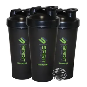 2023 Novidades 600ml Esportes Fitness Plastic Shake Garrafa Protien Bottle Shaker