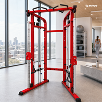 Système de poulies doubles réglables en acier professionnel pour la musculation et l'entraînement des bras en salle de sport