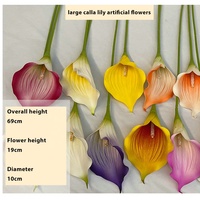 Hochzeitsdekoration Valentinstag Muttertagsgeschenk rote weiße blaue konservierte künstliche Blumen Calla Lily-Blütenstrauß