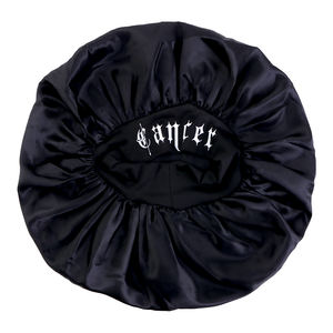 Berretto da notte Unisex stampato con 12 insegne stile personalizzato all'ingrosso cuffia per capelli in raso di grandi dimensioni - Product Image 6