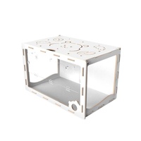 La plus nouvelle Cage acrylique respirante inodore et écologique personnalisable pour hamster