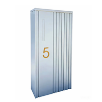 Boîte de livraison extérieure imperméable en acier galvanisé de grande capacité de couleur blanche, sans clé, antivol, boîtes aux lettres pour colis postaux