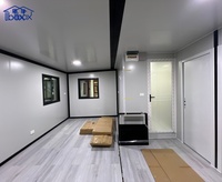 HNIBOX Hôtel Modulaire Conteneurisé pour Hébergement Temporaire, Maison Préfabriquée Pliable et Extensible de 20 pieds, Mini-Maison pour Travailleurs et Bureaux