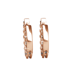 <span class=keywords><strong>Orecchini</strong></span> a cerchio placcato in oro 18K minimalisti per ragazze con cristalli <span class=keywords><strong>Swarovski</strong></span> diamanti alla moda <span class=keywords><strong>orecchini</strong></span> a cerchio leggeri da indossare ogni giorno - Product Image 5