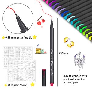 Wholesales <b>Colored</b> Permanent Marker <b>Pen</b> Black Fine Point Tip Marker <b>Pen</b> - Product Image 2