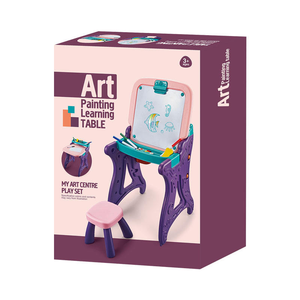 Giocattolo Multifunzionale 2 in 1 per Bambini: Lavagna Cancellabile e Tavolo per Disegno, Pittura e Apprendimento Artistico - Product Image 6