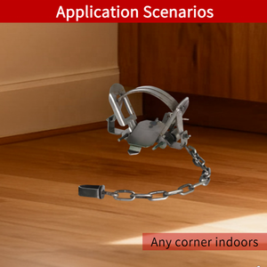 Pièges à rats de qualité industrielle avec une construction en fer de grande taille 15x15x10cm et une durabilité de 5 ans pour les entrepôts et les fermes - Product Image 5