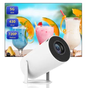 Topfoison hy300 2024 비디오 프로젝터 5000 루멘 안드로이드 LCD 프로젝터 부품 멋진보기 4k 스마트 교실 프로젝터