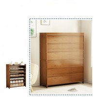 Étagère à chaussures simple pour la maison, anti-poussière, multi-niveaux, gain de place, armoire à chaussures de porte pour dortoir, étagère de rangement