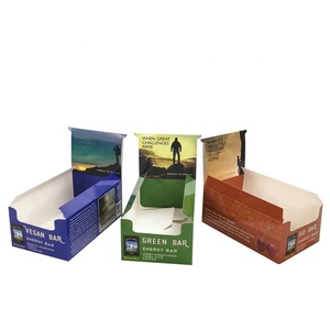 Espositore da banco in cartone Kraft all'ingrosso per barrette energetiche, proteiche, caramelle, biscotti, caramelle gommose, alimenti, con scatola a strappo e sacchetto - Product Image 4