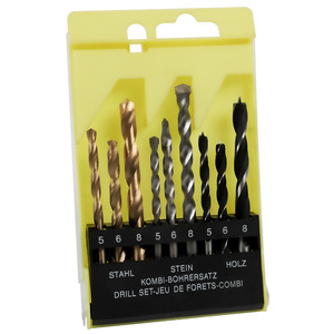 Dr. Jeu de forets hélicoïdaux métriques géants de 9 pièces à queue hexagonale en acier pour applications industrielles - Product Image 4