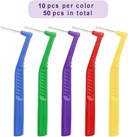 Brosse dentaire de type L nettoyage buccal Brosse interdentaire Brosse dentaire orthodontique