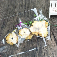 Sacs d'emballage en plastique OPP imprimés sur mesure, sacs magiques pour sushis, bonbons, biscuits, emballages cadeaux avec fermeture autocollante