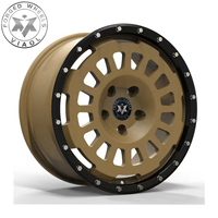Jantes Viaol personnalisées de 16, 17 et 18 pouces, forgées, à l'aspect beadlock, 5x127, 5x150, 5 trous, bronze, compatibles avec Jeep Wrangler Gladiator