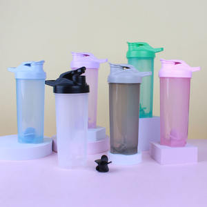 Protien-botella de agua deportiva con logotipo portátil personalizable, botella de agua deportiva con aislamiento, transparente, más fría - Product Image 6