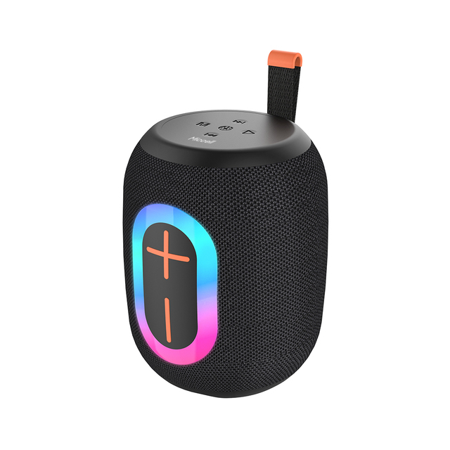 Miccell Portable Wireless Bluetooth Smart Speaker with LED Lights and High Bass for Outdoor, Travel, and Parties