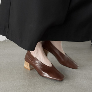 Cialisa <span class=keywords><strong>Scarpe</strong></span> da <span class=keywords><strong>Donna</strong></span> in Vera Pelle <span class=keywords><strong>Argento</strong></span> Moda 2025 Autunno Alta Qualità Punta Quadrata Slip-On <span class=keywords><strong>Tacco</strong></span> <span class=keywords><strong>Medio</strong></span> Quotidiano Taglie 40 - Product Image 3