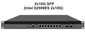 ไฟร์วอลล์แบบติดตั้งบนแร็ค Topton 1U มินิพีซี Xeon E5-2699V4 2695V4 C612 X99 4*/2*10G SFP 8*2.5G LAN 2*NVMe 2*SATA เซิร์ฟเวอร์โฮสต์ NAS 1U-8L - Product Image 2
