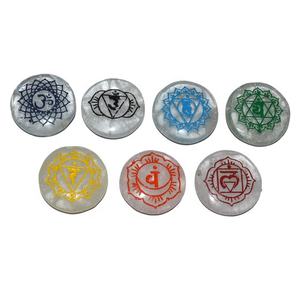 Set de 7 Piedras de Ágata Terminadas en Forma de Lápiz con Kit de Péndulo Grabado con Feng Shui, Arte Natural y Coleccionable - Product Image 2