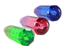 Pomo de Cambio de Marchas Manual Universal de 10 mm para Automóvil con Luz LED Colorida, Pomo de Cambio de Marchas de Burbuja de Cristal Acrílico - Product Image 2