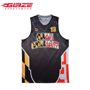 เสื้อบาสเก็ตบอลดีไซน์สีฟ้า - Product Image 5