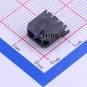 436500215 Wire-to-Board Pin Header Through hole Component (THT),P=3mm Connector 1x2P 3mm Through Hole Micro-Fit (MX 3.0) - Product Image 2