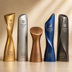 Custom Aluminum Alloy <b>Trophy</b> Corporate Gift Sales Champion Partner Appreciation Executive Business Ceremony Award Prize <b>Trophy</b> - Product Image 1