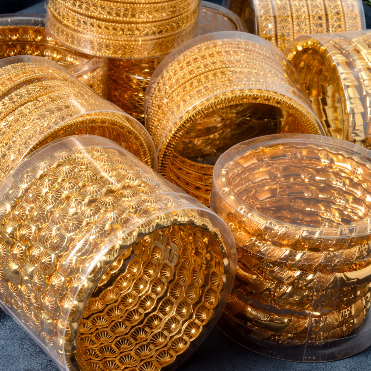 african gold bangles