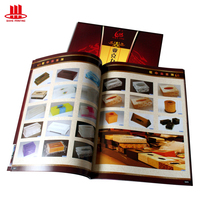 Catalogue de produits d'entreprise personnalisé à bas prix, impression offset de haute qualité, reliure à cheval, plastification, livre OEM en carton