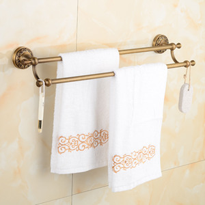 Ensemble de robinetterie de salle de bain Saint Ruijia en bronze antique, installation par perçage en cuivre, accessoires de salle de bain de style européen - Product Image 3