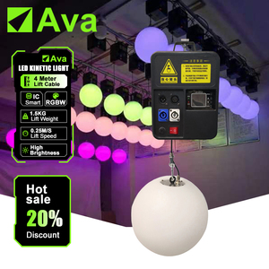 Elevador Cinético Profesional con Efecto 3D para Conciertos, Espectáculos de Autos, Eventos, DMX, Bola de Elevación, Luz Cinética LED RGBW - Product Image 1