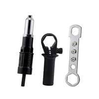 Herramienta de accesorios duraderos para el hogar, pistola de remache eléctrica, cabeza de conversión de tracción, capturador de clavos de sauce, aleación de Metal duradera