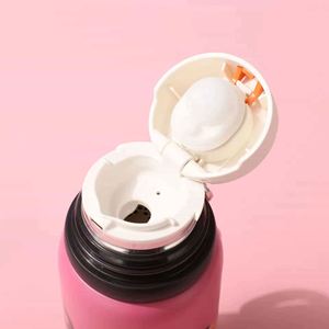 316 Stainless Steel Insulated Water Bottle Pop-Up Lid Portable Thermal Bottle <b>Large</b> Capacity Food Grade Travel Mug - Product Image 4